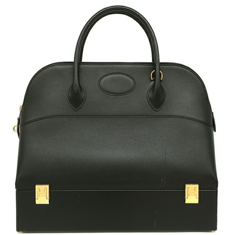 Hermes Handbag MacPherson Voga River Black Shoulder Strap
